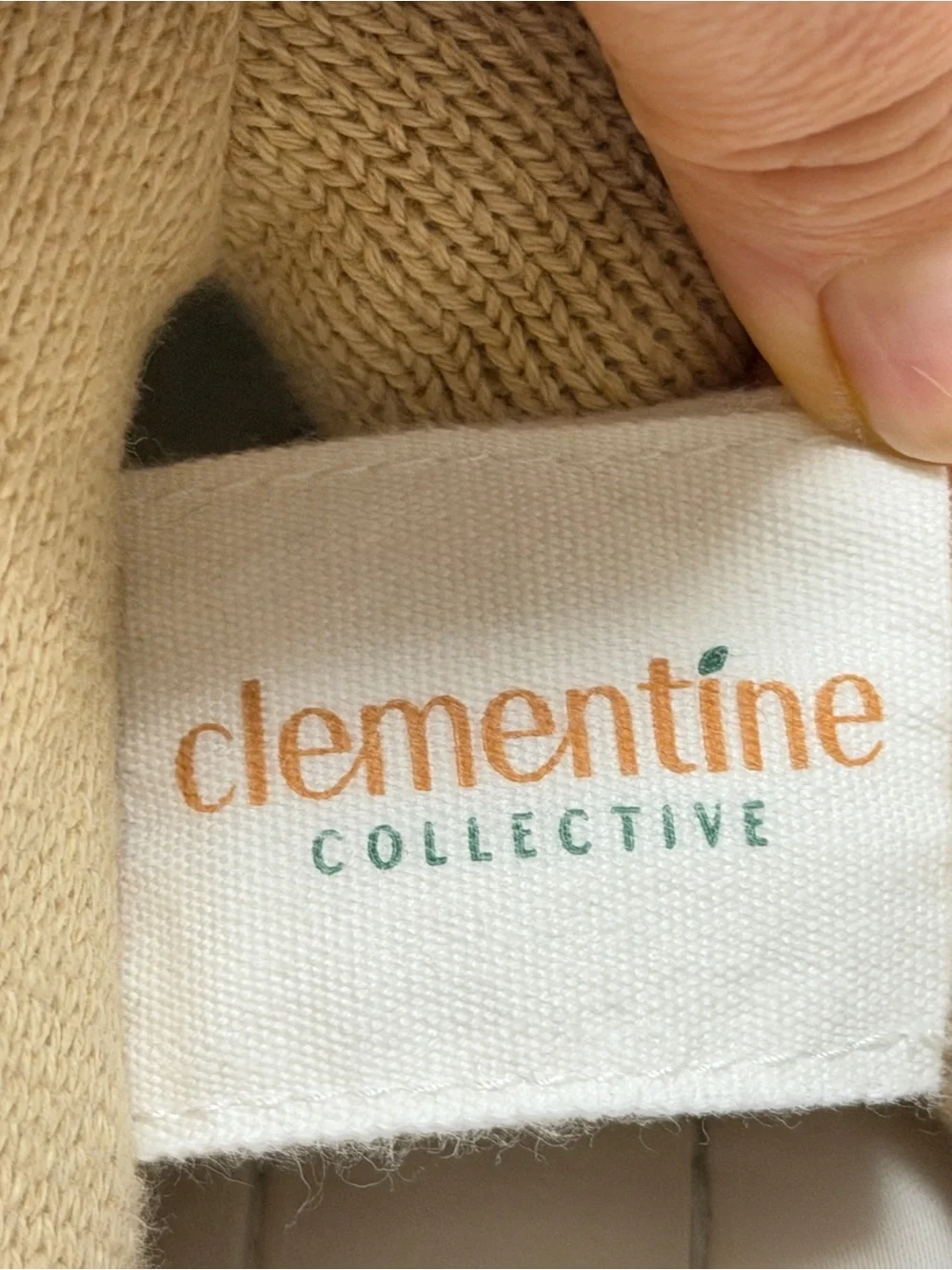 The Clementine Collective Clara Knitted Rag Doll 16” Blush Dress Poppie Toys